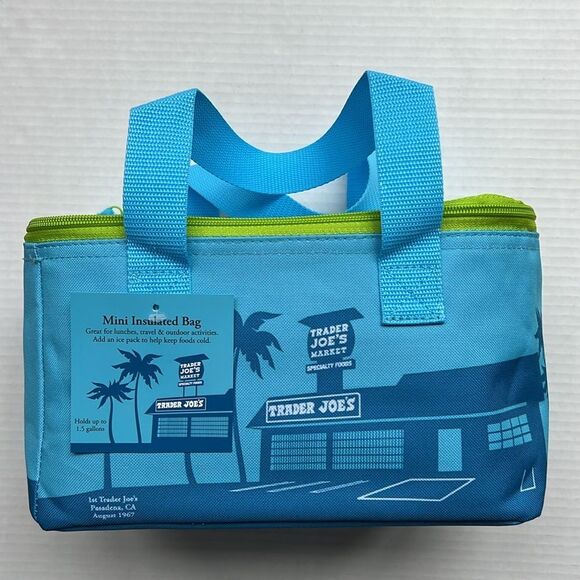 Trader Joe's Blue Cooler& Tote Bag Set - Picture 5 of 10